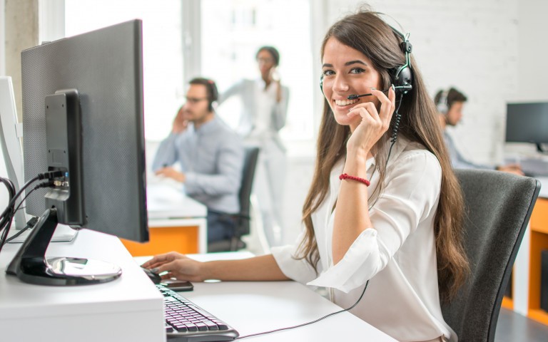 Femme qui télephone