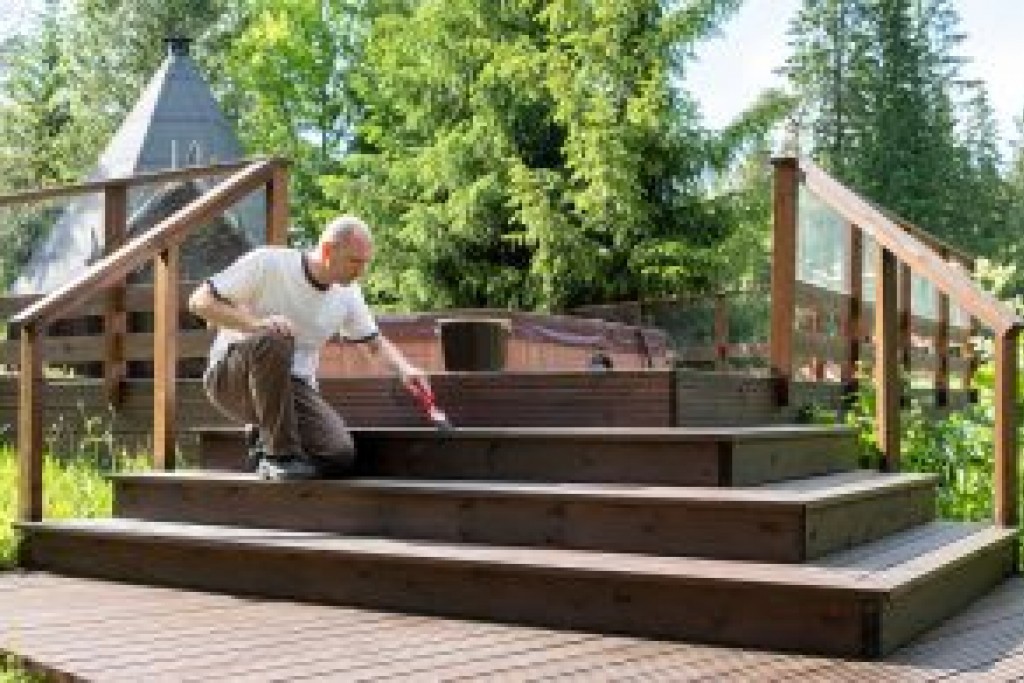 Houten terras