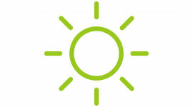 Solar protection icon